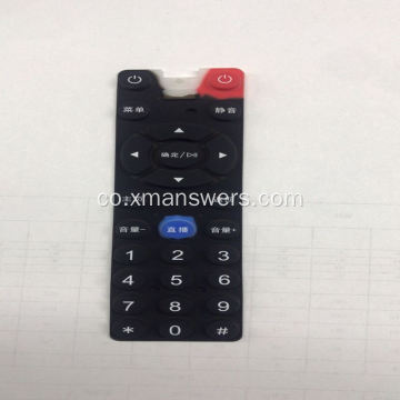 Tastiera di Gomma di Silicone per Control Remote TV